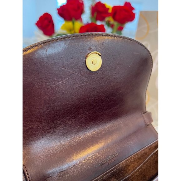 SAINT LAURENT Small Kaia Woven Leather Crossbody Bag - Picture 9 of 12